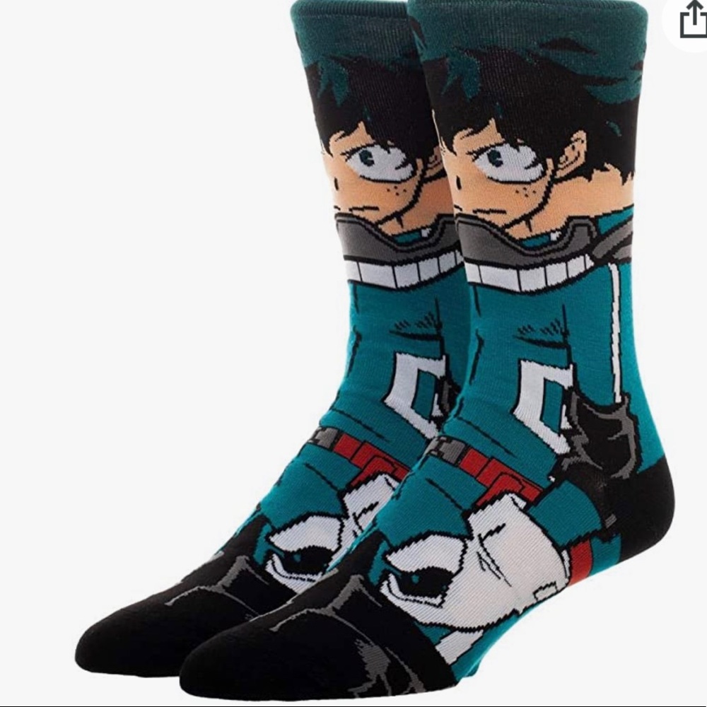 My Hero Academia Anime Character Socks | Deku